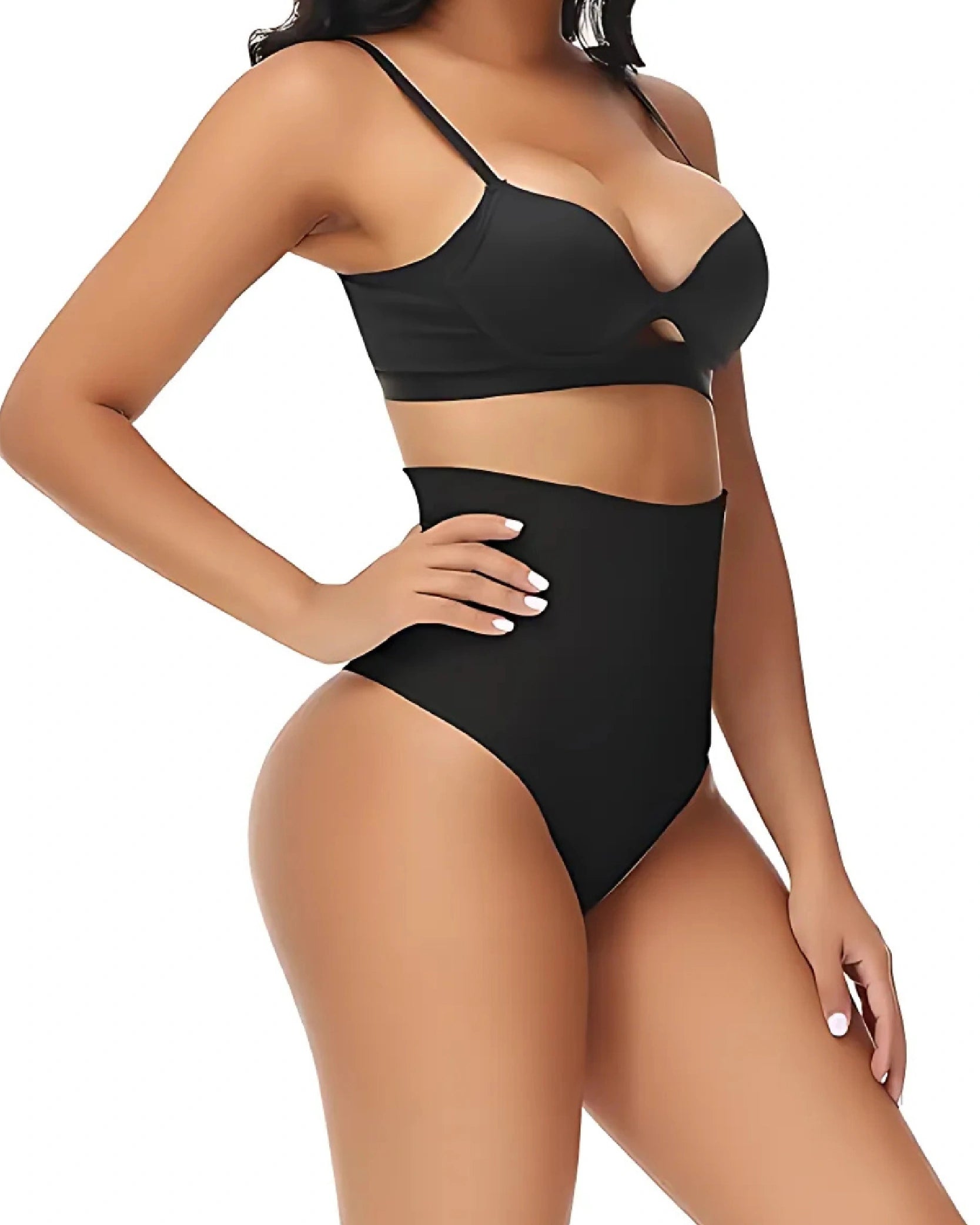 HerCurve™ USA High-Waisted Shapewear Tummy Control Thong