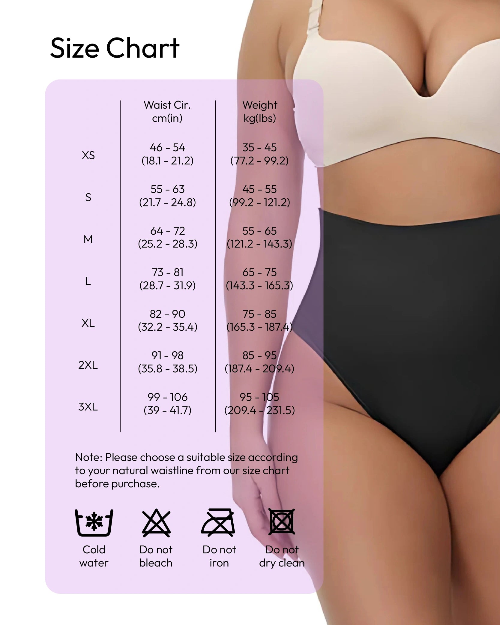HerCurve™ USA High-Waisted Shapewear Tummy Control Thong