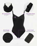 HerCurve™ USA Shapewear Tummy Control Bodysuit Thong
