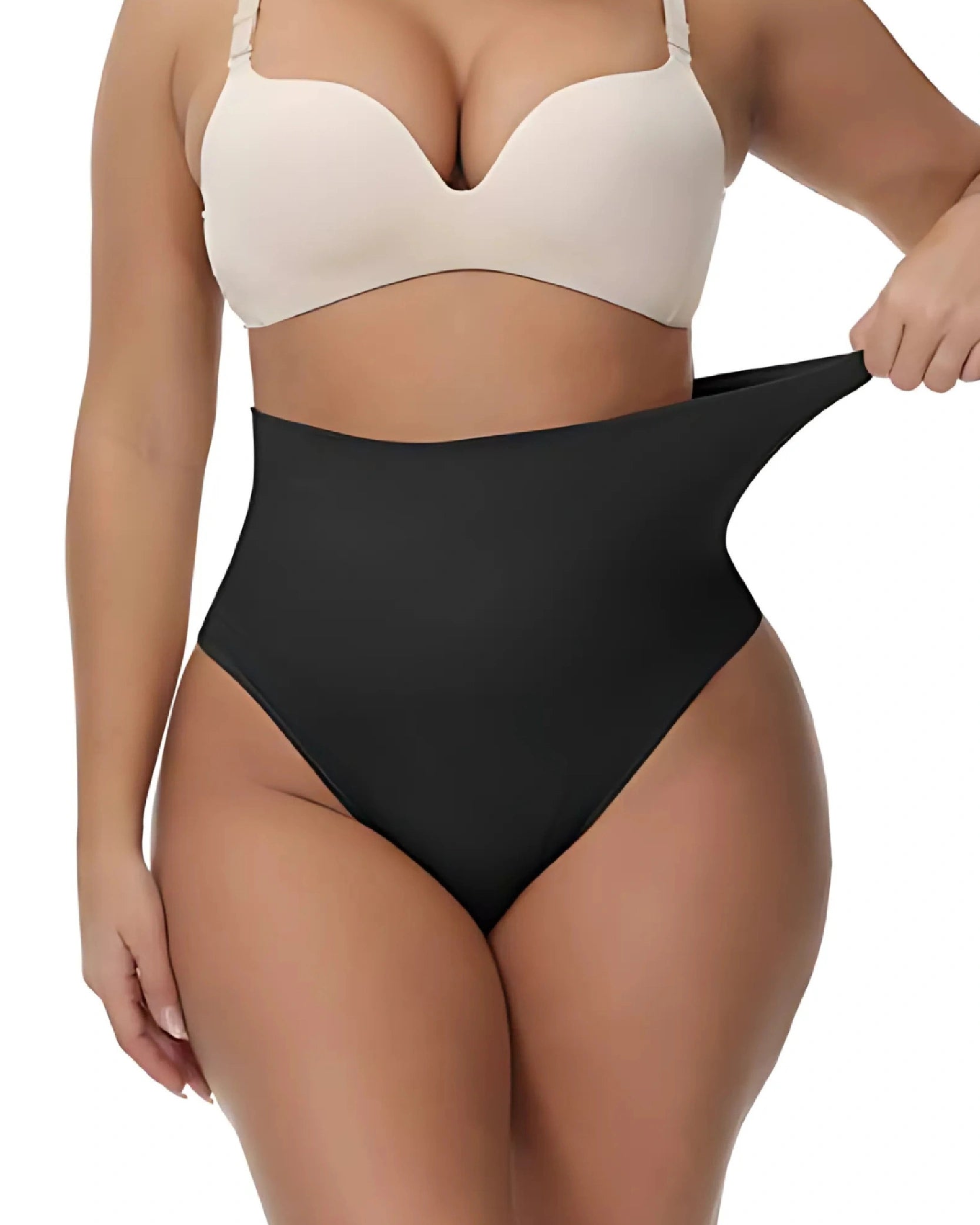 HerCurve™ USA High-Waisted Shapewear Tummy Control Thong