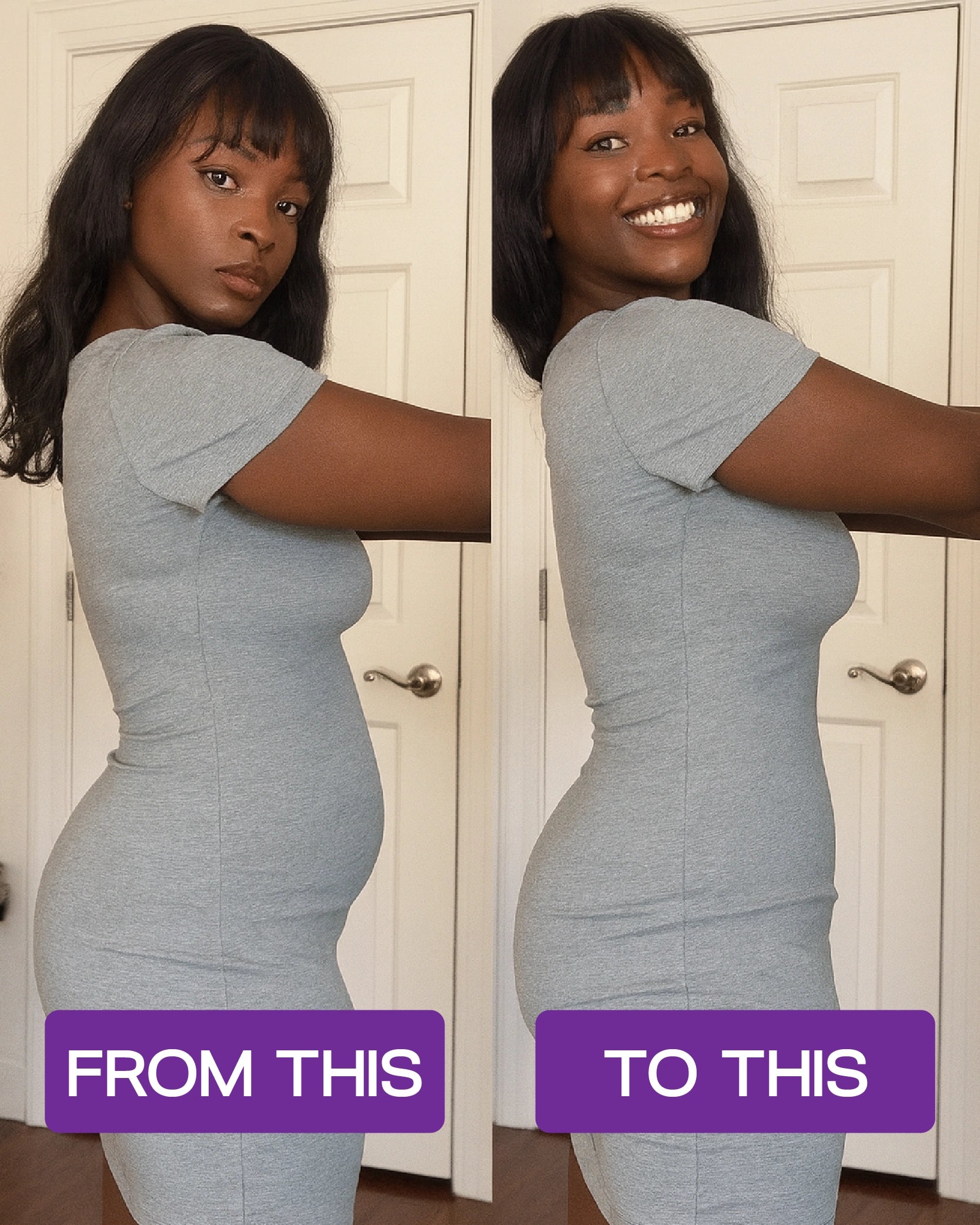 HerCurve™ USA High-Waisted Shapewear Tummy Control Thong