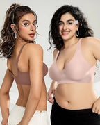 HerCurve™ USA Deep V Wireless Seamless Bra
