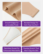 HerCurve™ USA Seamless Underwear Thong