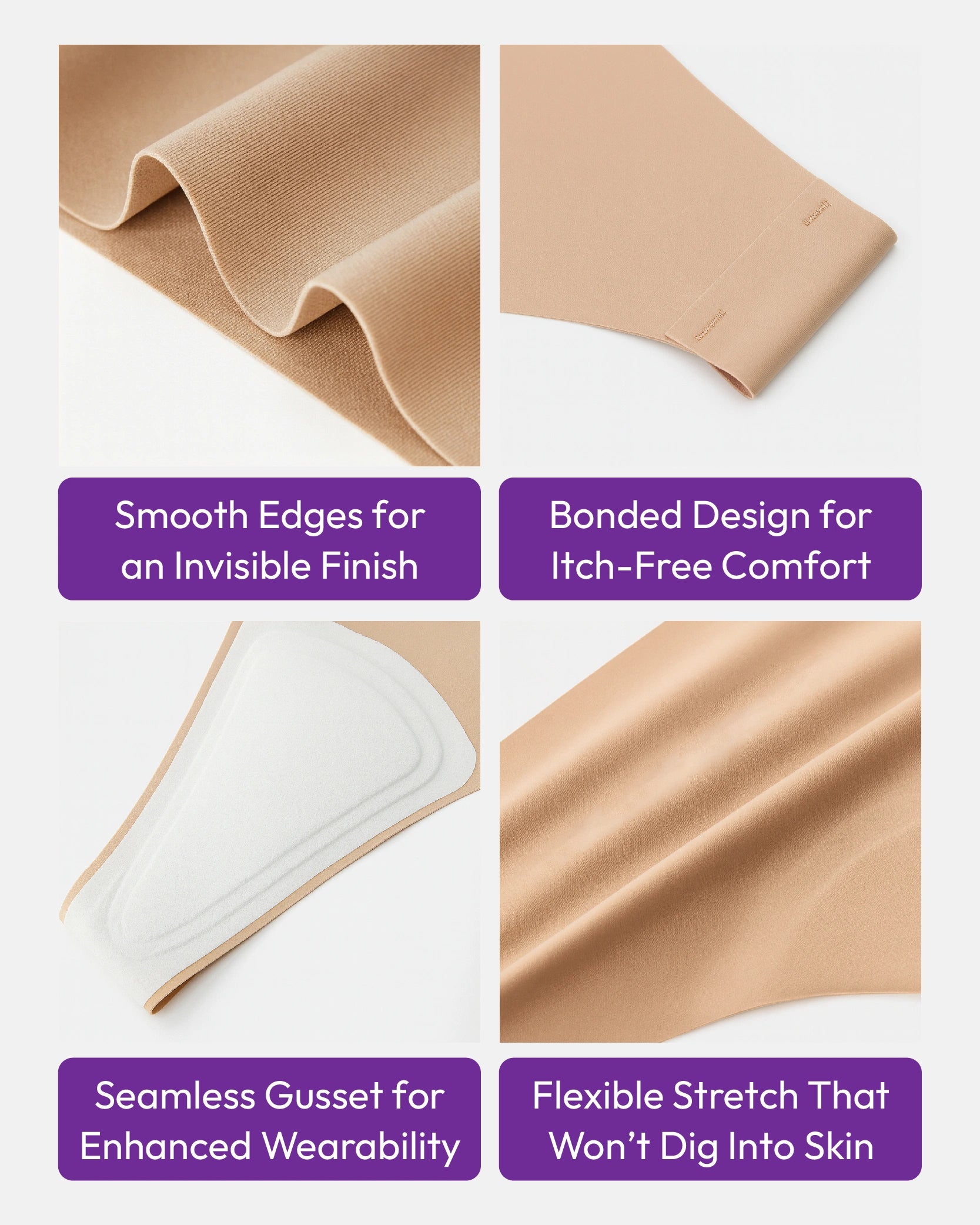 HerCurve™ USA Seamless Underwear Thong